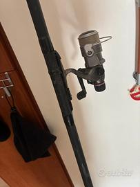 2 canne da pesca e qualche piu un mulinello