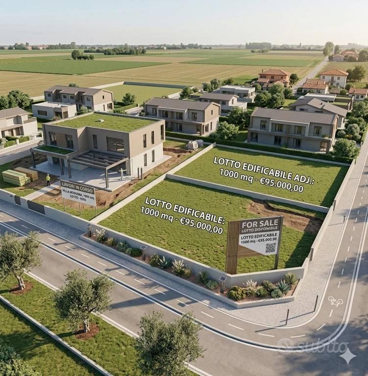 Terreno di 1000 m² a Medicina - Vista 2