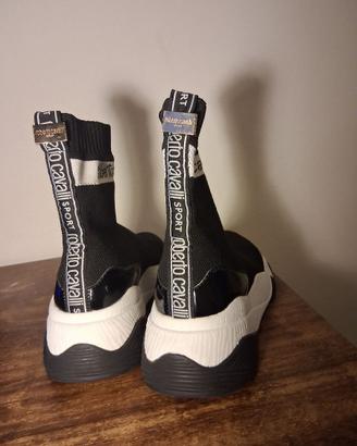 Roberto Cavalli Sport Sneakers Nere Tg 35
