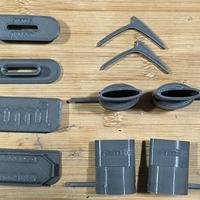 New Accessori 3D interni Citroen Ami - Grigio 10pz