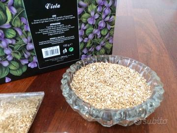 Posacenere con graniglia profumata alla viola