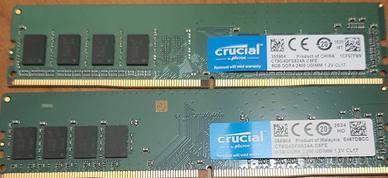 DDR4 RAM 8GB 2400GHZ PER PC FISSO