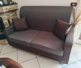 Divano  2 posti con 2 contenitori, 163 cm