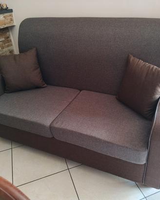 Divano  2 posti con 2 contenitori, 163 cm