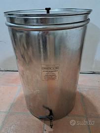 3 contenitori in acciaio INOX