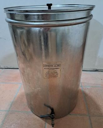 3 contenitori in acciaio INOX