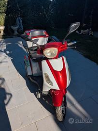 UFO3 Scooter Elettrico 3 Ruote - Rosso/Bianco