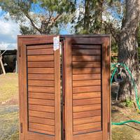 Persiana color legno 120 cm x 105 cm