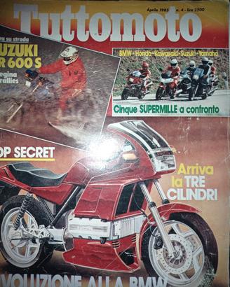 Rivista TUTTOMOTO numero 4 del 1985