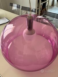 Lampadario a sospensione Kartell FL/Y rosa