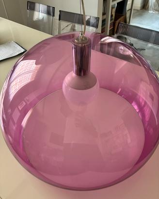 Lampadario a sospensione Kartell FL/Y rosa