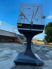 Gabbia per Uccelli Palermo Cromo Stand