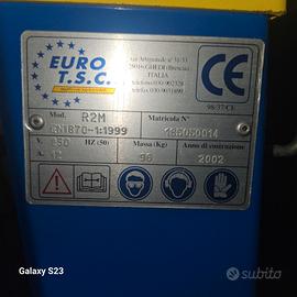 Segatrice a banco  per legno mot. Monofase