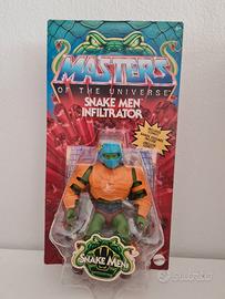 motu masters mattel origins Snake Man Infiltrator 