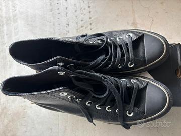Converse pelle nera 39,5