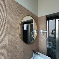 Specchio di Design - metallo dorato 80cm