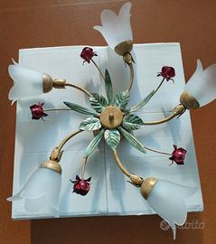 Plafoniera da soffitto a 5 luci (E14)