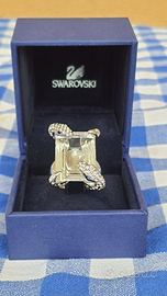 Swarovski NUOVO.Anello con serpenti e cristallo 52