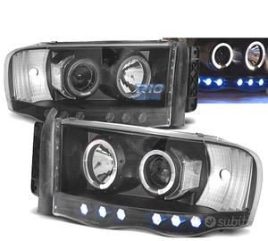FARI PER DODGE RAM 02-06 OCCHI ANGELI NERI