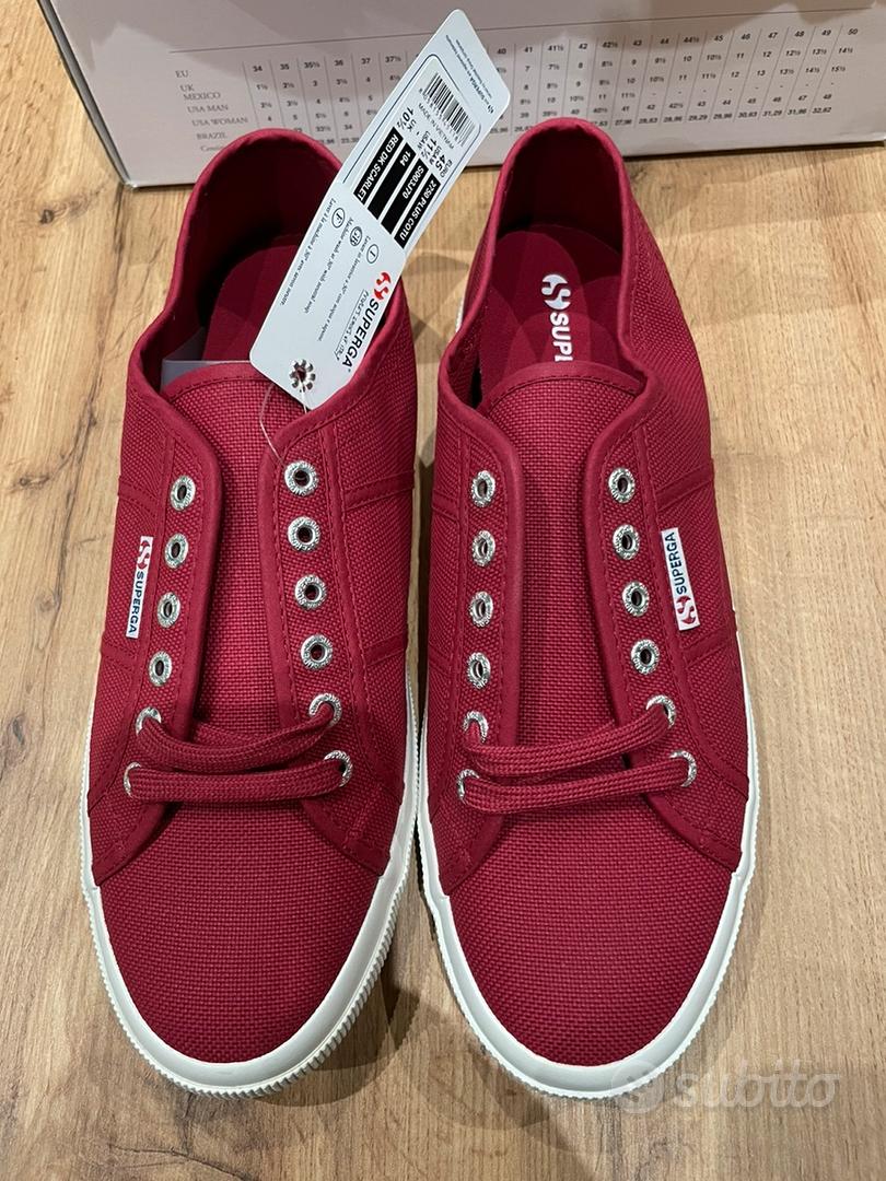 Superga hot sale velluto rosso