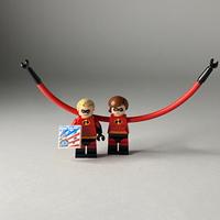 Mr Incredible e Elastigirl Minifigure Lego