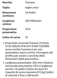 pneumatici invernali 