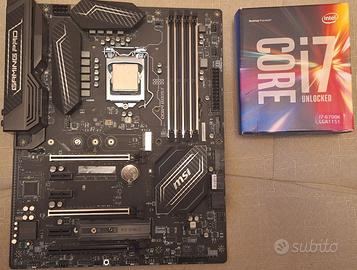 Scheda Madre Z270 & Processore I7