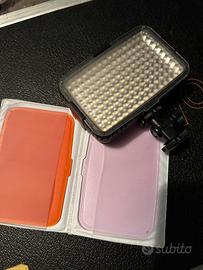 2 faretti a Led per foto o video