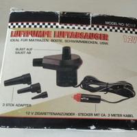 Pompa per Auto per gonfiabili mare