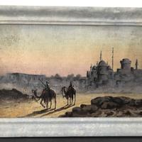 Dipinto orientalista, prima metà del ’900