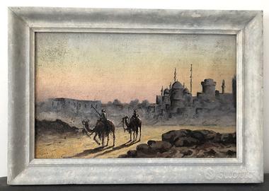 Dipinto orientalista, prima metà del ’900