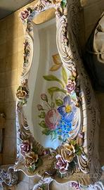 Lotto oggetti porcellana-Capodimonte