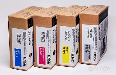 4 Cartucce inchiostro Epson originali per SC-P800