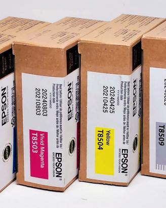 4 Cartucce inchiostro Epson originali per SC-P800