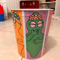 Cestino in Metallo Barbapapà - Vintage 2010