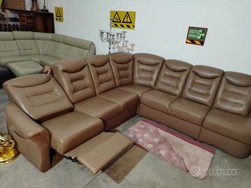 AMPIO Relax DIVANO IN PELLE ! CONSEGNA