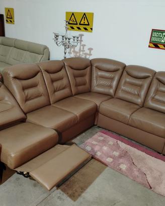 AMPIO Relax DIVANO IN PELLE ! CONSEGNA