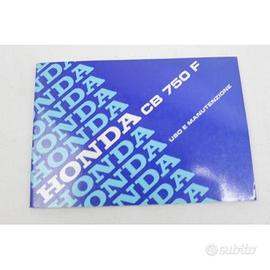 MANUALE USO E MANUTENZIONE HONDA CB 750 F BOL D'OR