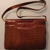 Borsa vintage di coccodrillo