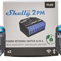 Shelly Plus 2PM, Confezione 2 Pezzi Interruttore R