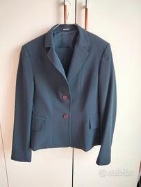 Tailleur viscosa blu