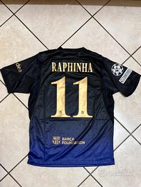 Maglia calcio raphinha 11 barcellona taglia m