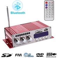 AMPLIFICATORE AUDIO BLUETOOTH USB PER AUTO MOTO 