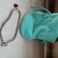 Bracciale originale tiffany e Co. con cuore rosso