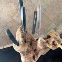 Porta coltelli olivo handmade
