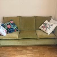 Divano 3 posti in velluto