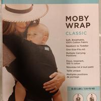 Fascia Portabebè Moby Wrap in Puro Cotone
