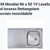 Lavello CM Mondial inox nuovo