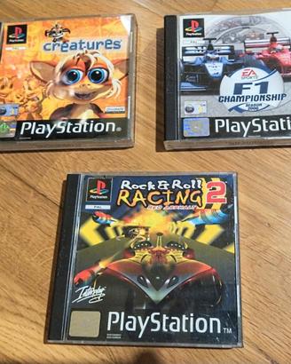 Lotto 3 giochi PS1