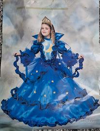vestito carnevale bambina notte di luna 